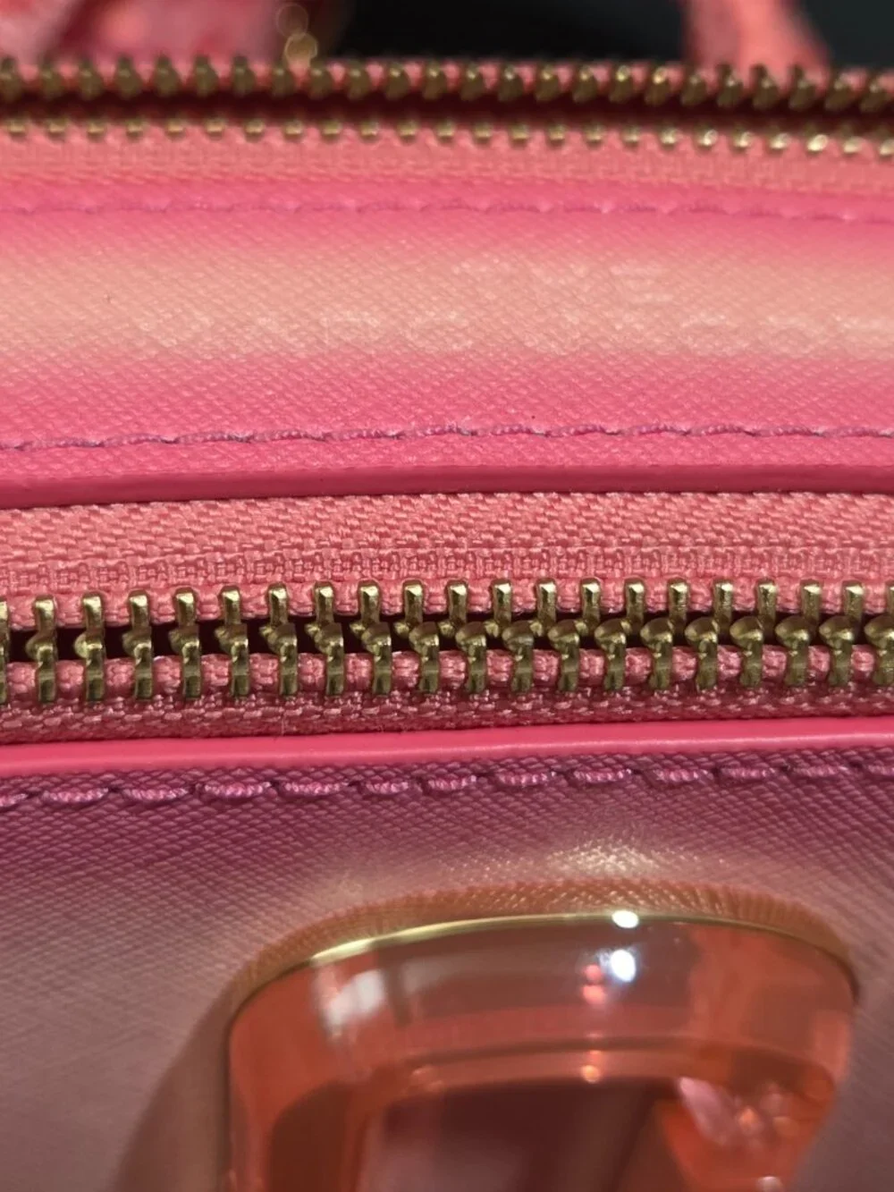 Marc Jacobs The Snapshot Camera Fluoro Leather Crossbody Bag Pink Orange